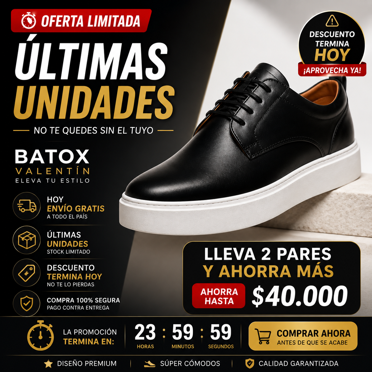 Zapato Casual Hombre BatoX Valentín